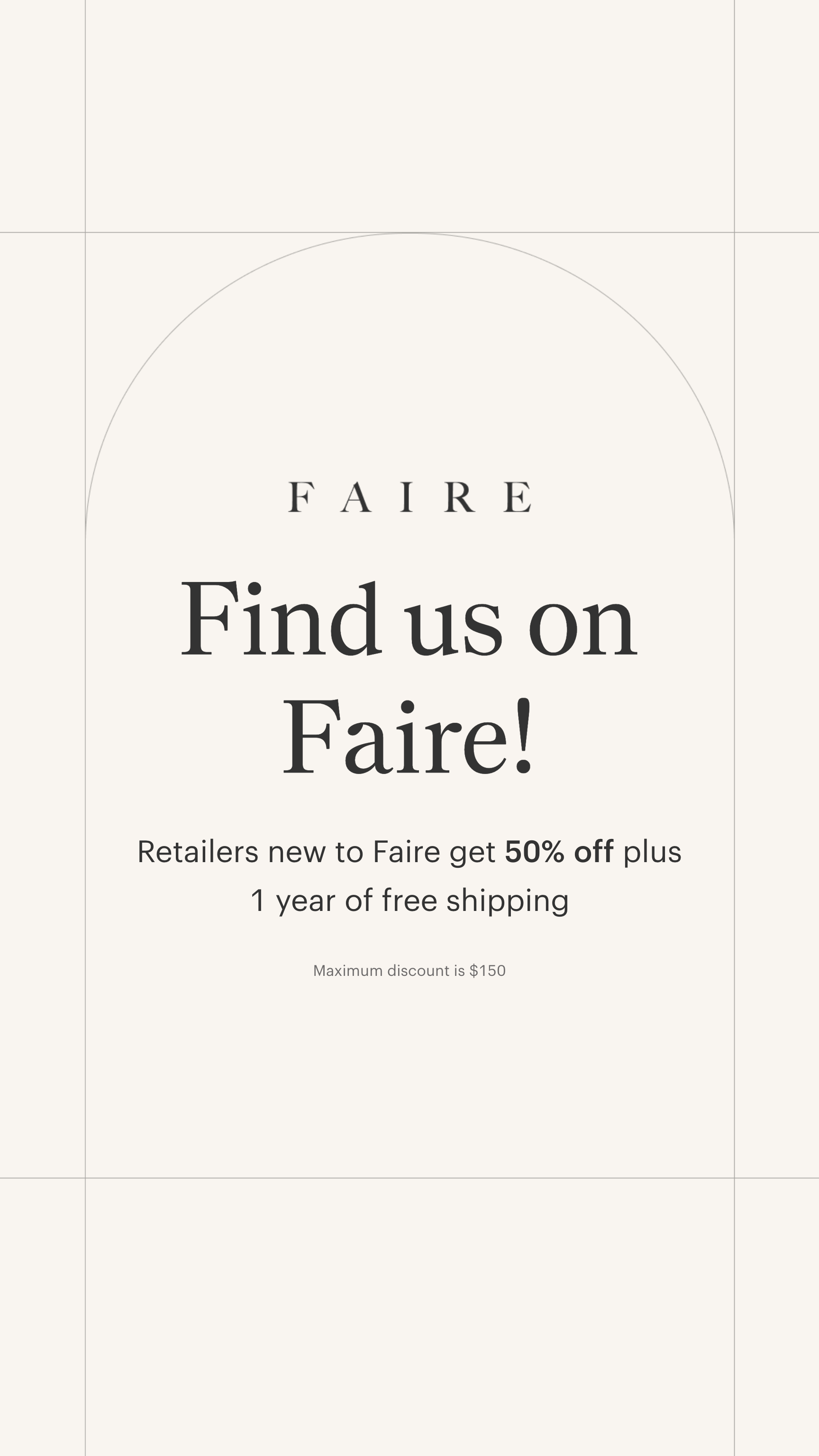 We're officially live on Faire wholesale