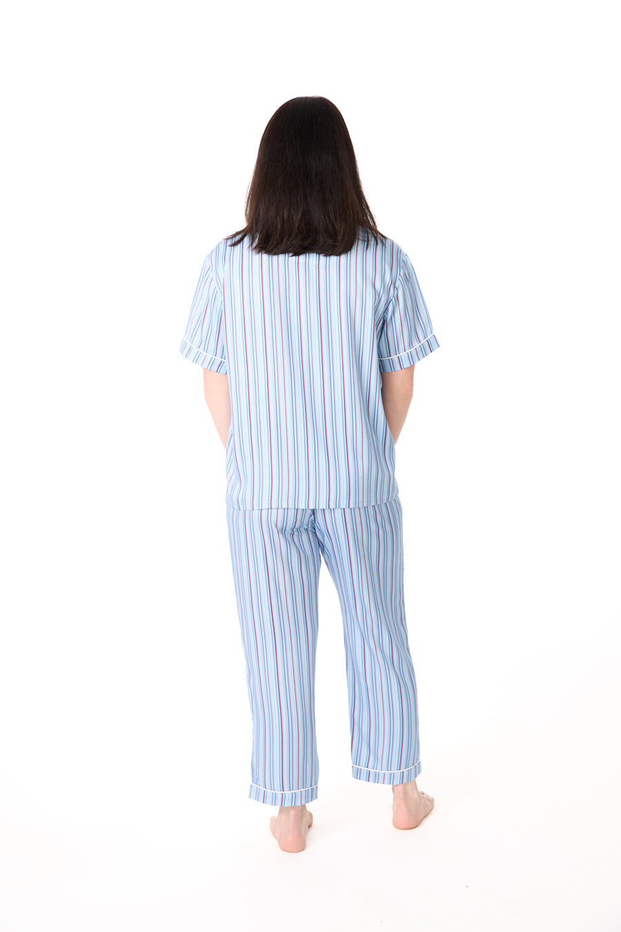 Bamboo Stripes Women's Pajama Set