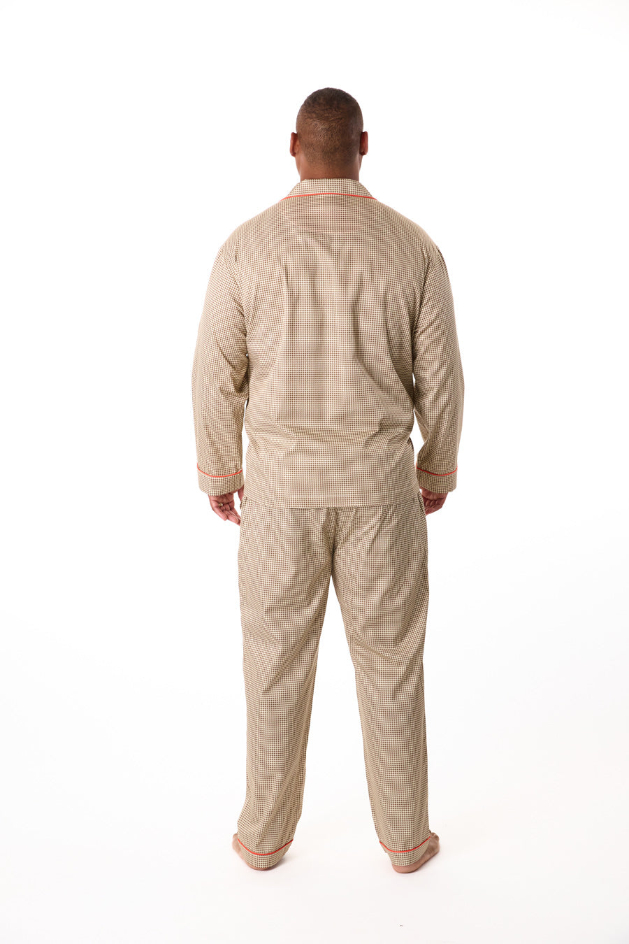 Houndstooth Tailored Men's Pajama Set