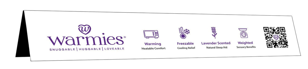 Warmies Shelf Talker