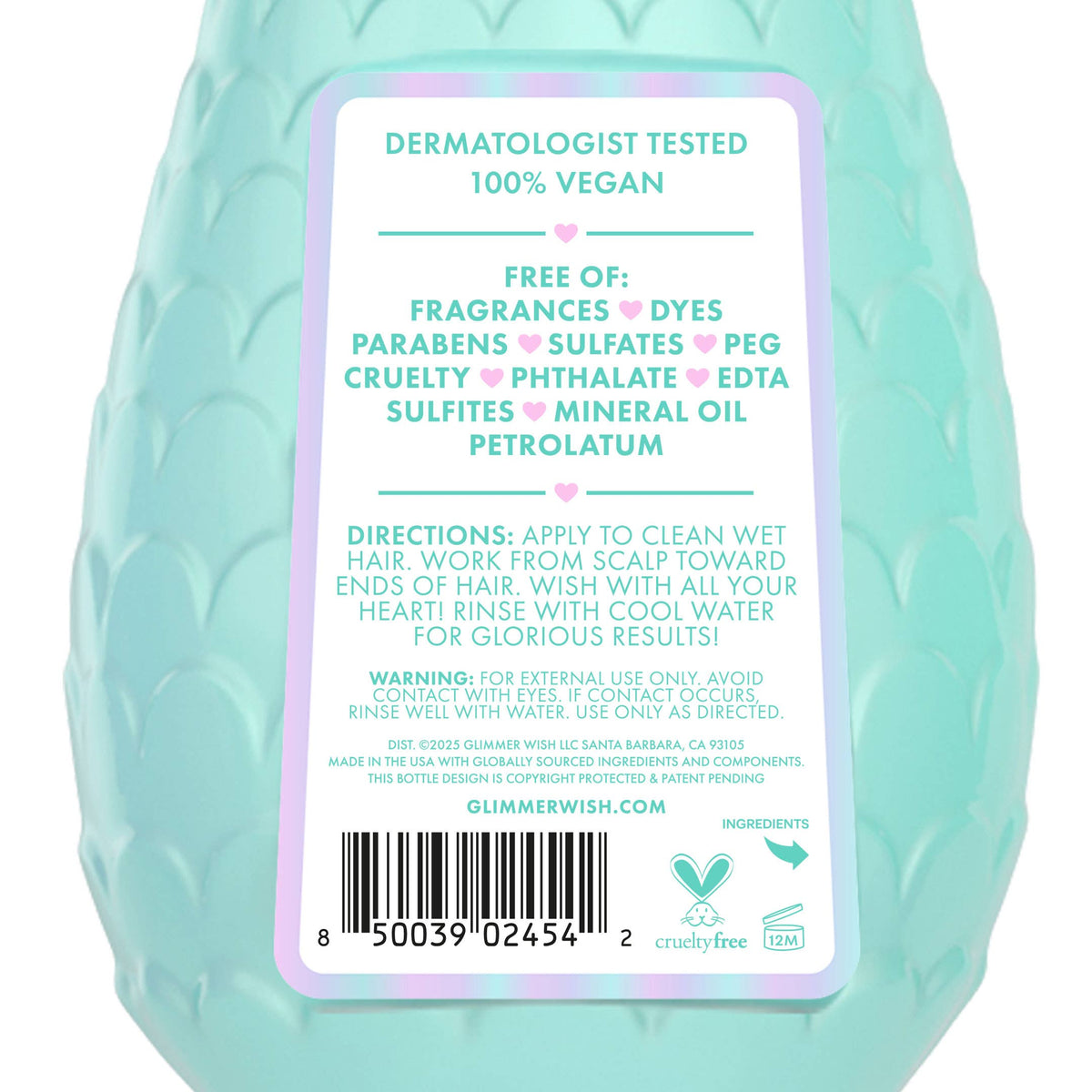 Fragrance Free & Dye Free - Mermaid Conditioner
